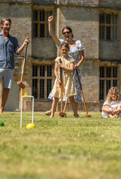 Croquet at Newton Surmaville 