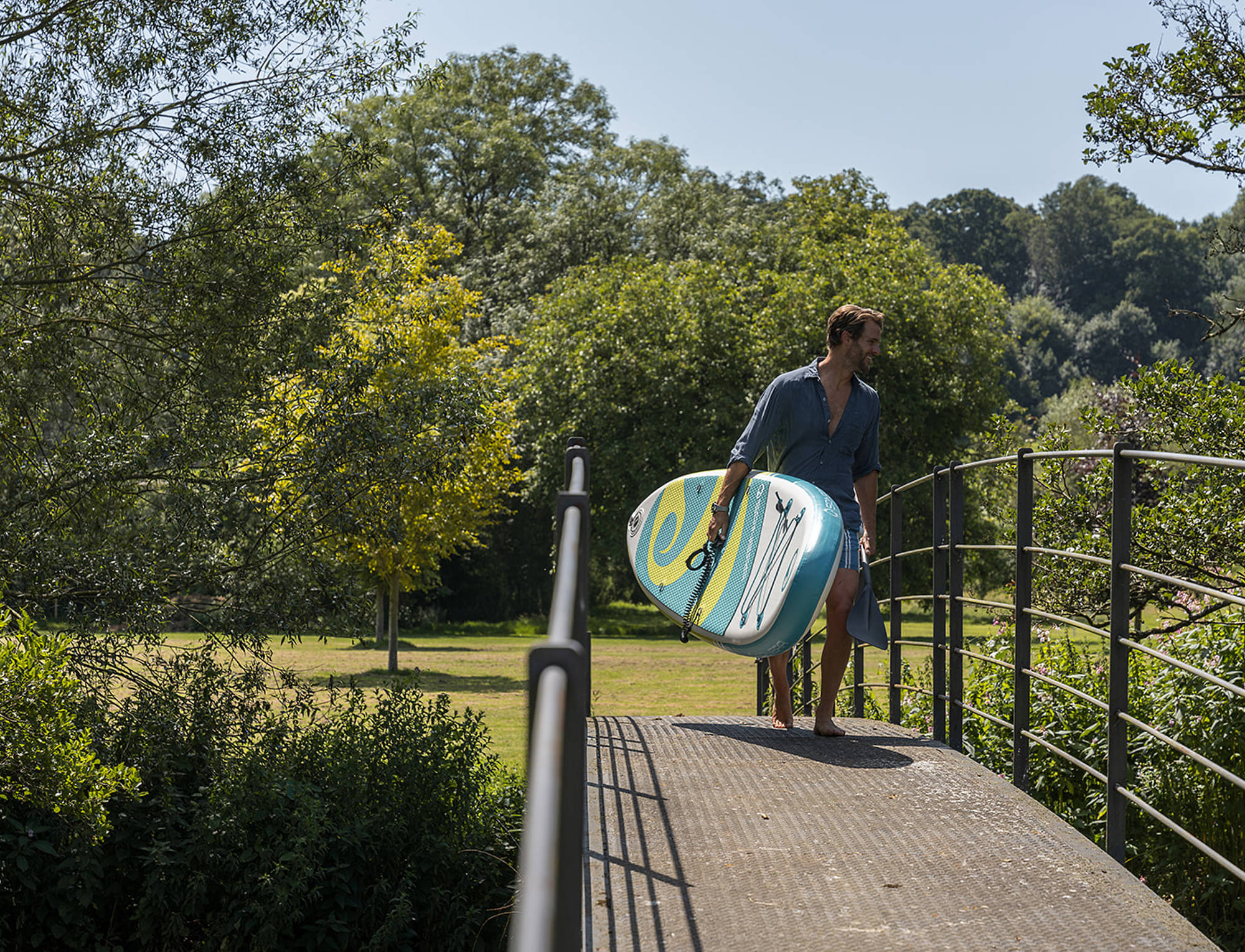 Paddle Boarding at Newton Surmaville 